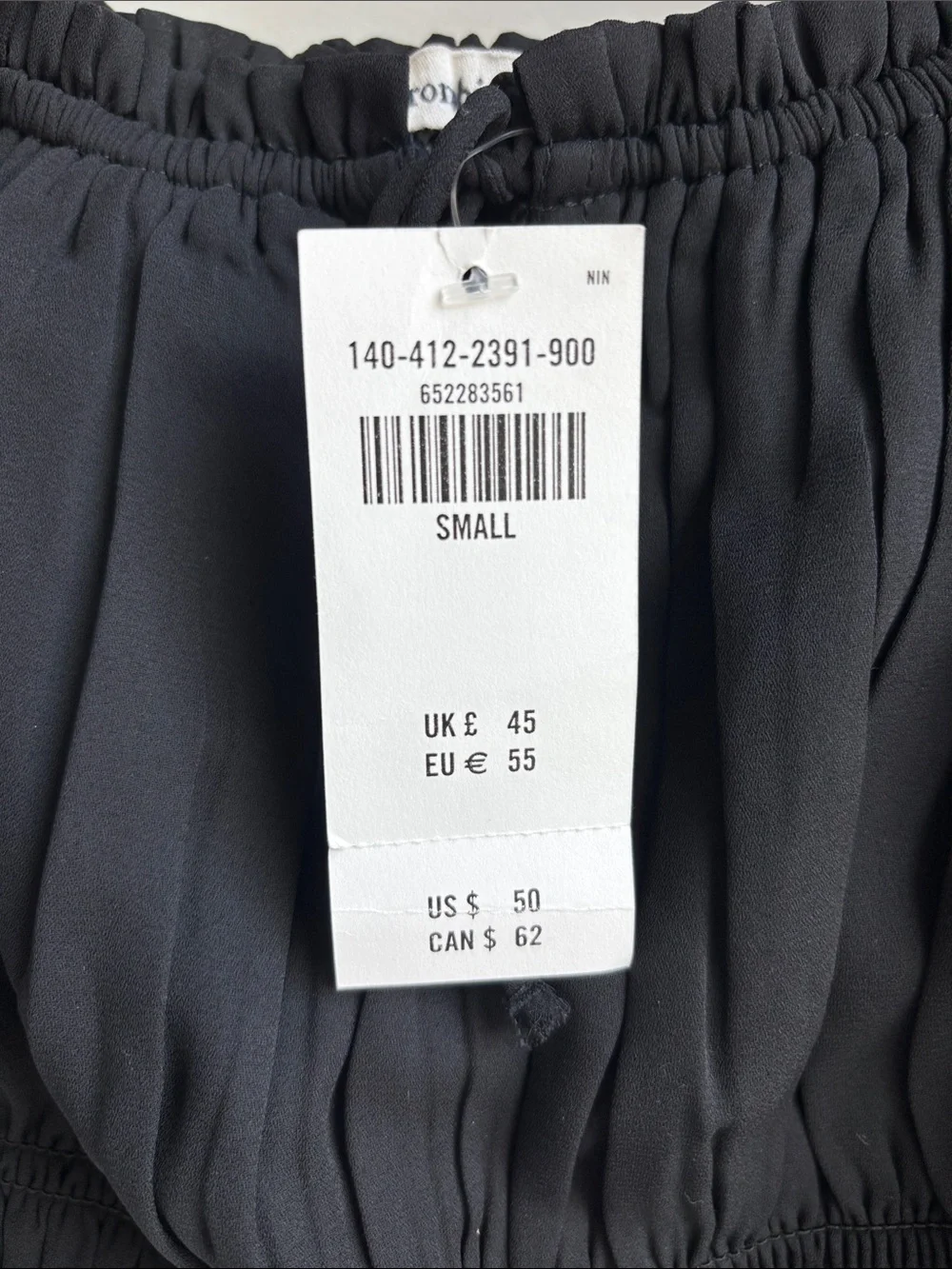Abercrombie & Fitch Stringy Ruched Squareneck Top - NWT